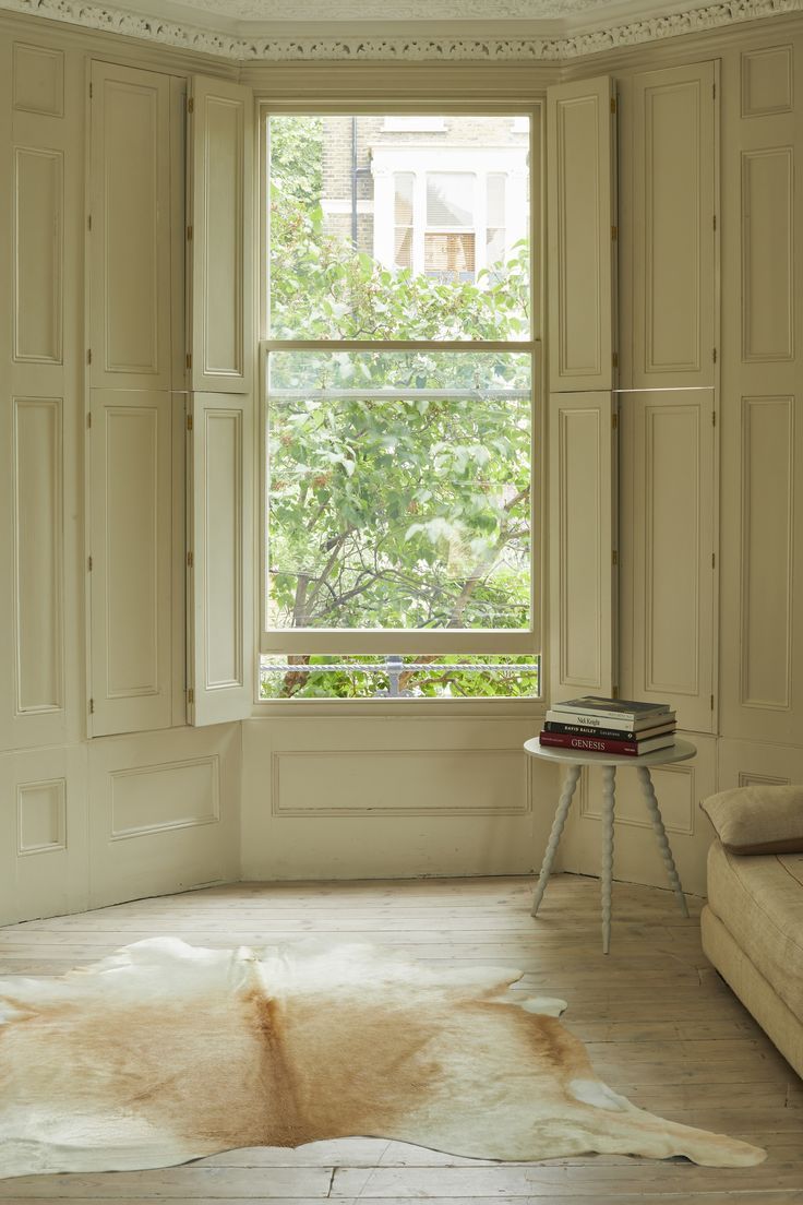 Cowhide rug In Living Room