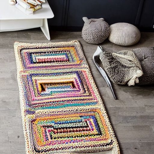 Braided wool rugs
