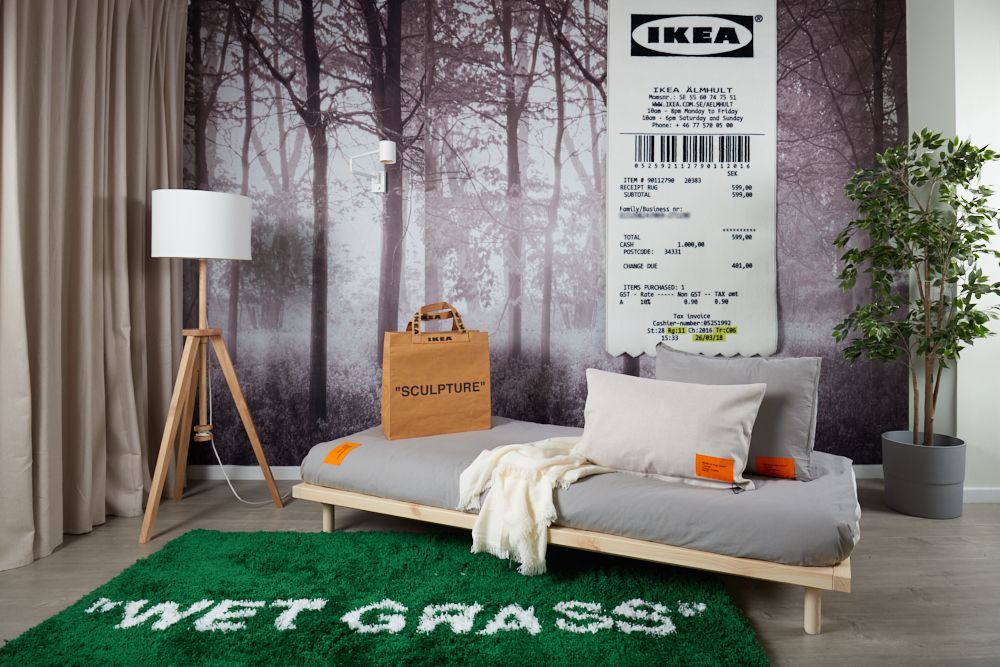 Wet grass rug