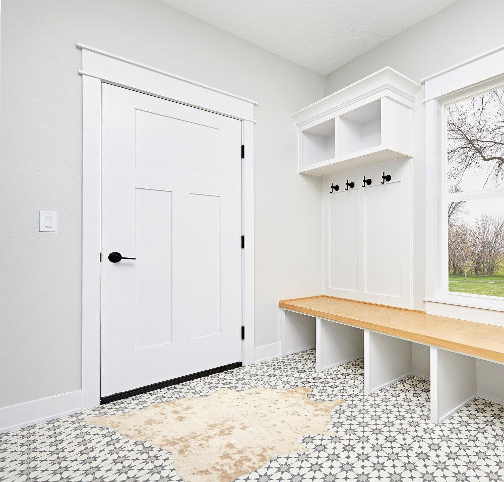 NuLOOM Iraida Contemporary Faux Cowhide Area Rug, 3' 10" x 5', Off-white in White Modern Entryway