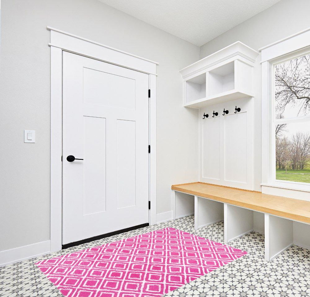 Soft Area Rugs for Bedroom Living Room in White Modern Entryway