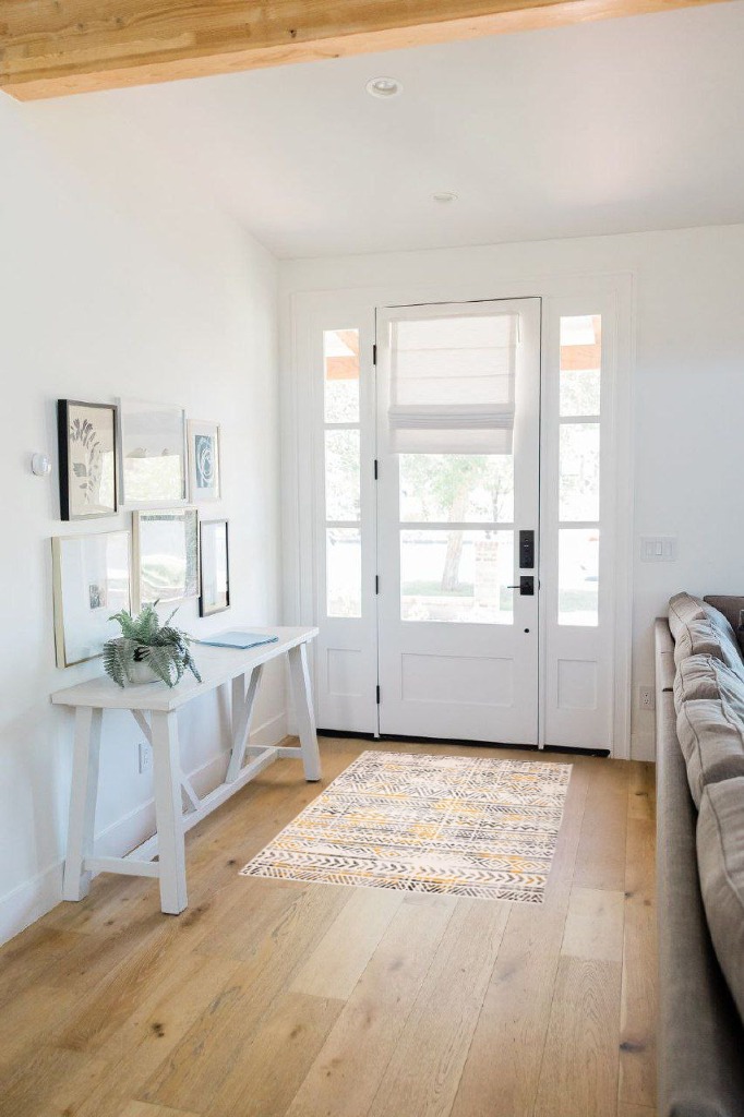 Rugshop Geometric Boho Perfect for high Traffic Areas of Your Living Room, Bedroom, Home Office, Kitchen Area Rug 3'3" x 5' Yellow in White Scandinavian Entryway