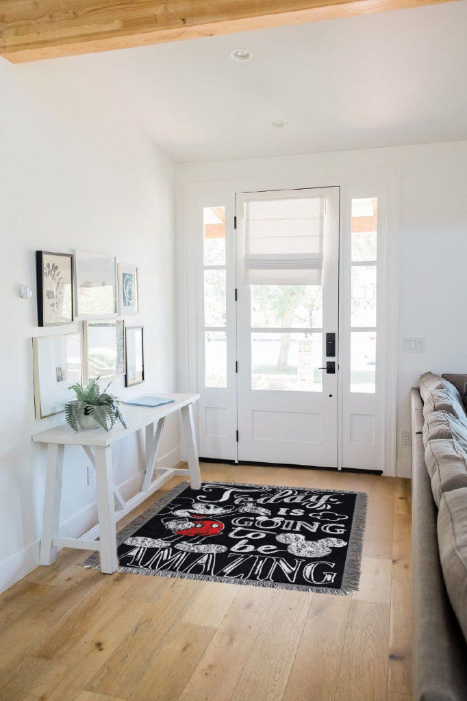 Gertmenian Kids Playroom & Game Room Carpet Disney Mickey Mouse Club House Friends Childrens Rug Kids Home Decor, Area Carpet for Boys & Girls Playroom, Bedroom 54x78 Large, Multi-Color in White Scandinavian Entryway