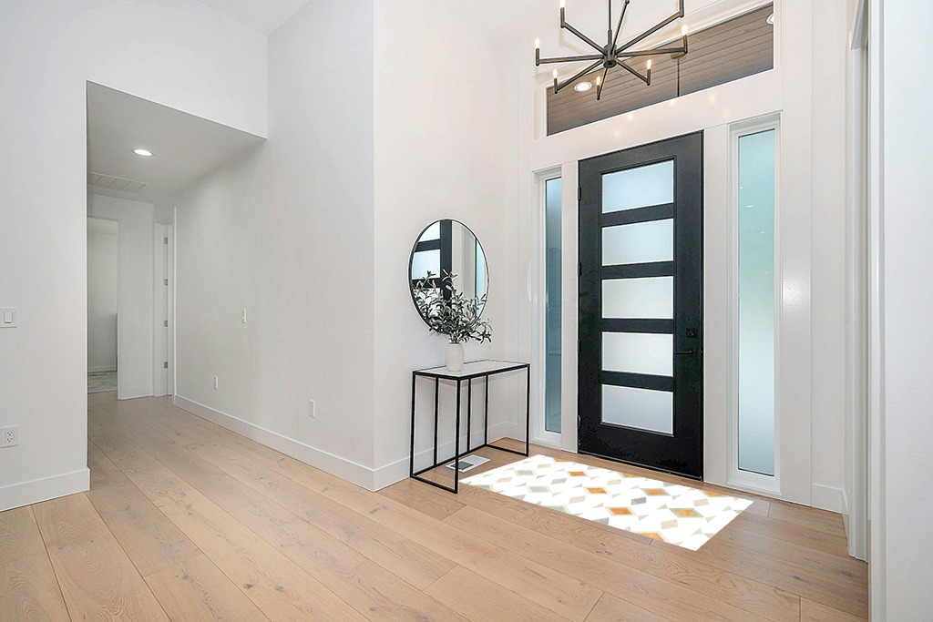Eroyat Modern Minimalist Fresh Geometric Lattice Area Rug in Modern White Entryway