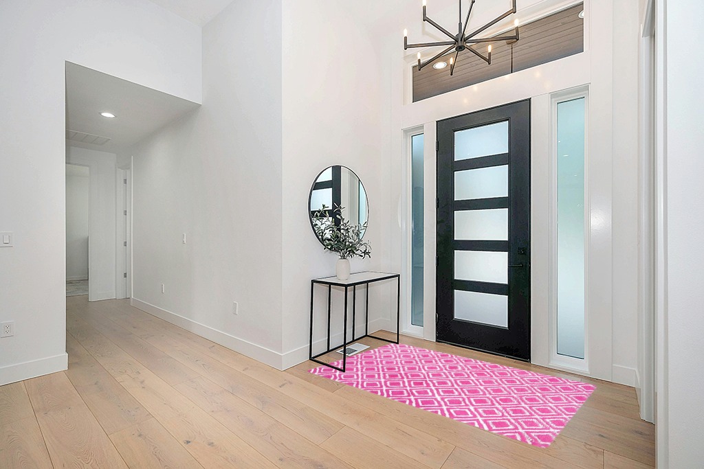 Soft Area Rugs for Bedroom Living Room in Modern White Entryway