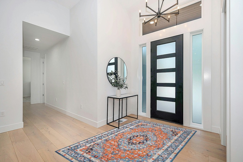 IMINROME Persian Rugs for Living Room, Vintage Rugs for Bedroom, Home, Office, Oriental Rug, 5 x 8 in Modern White Entryway