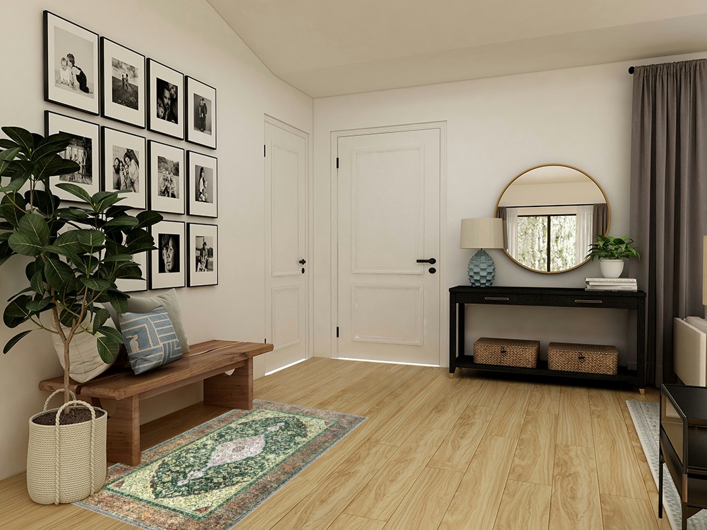 NATOLIA DECOR Area Rug in Transitional Minimalistic Entryway