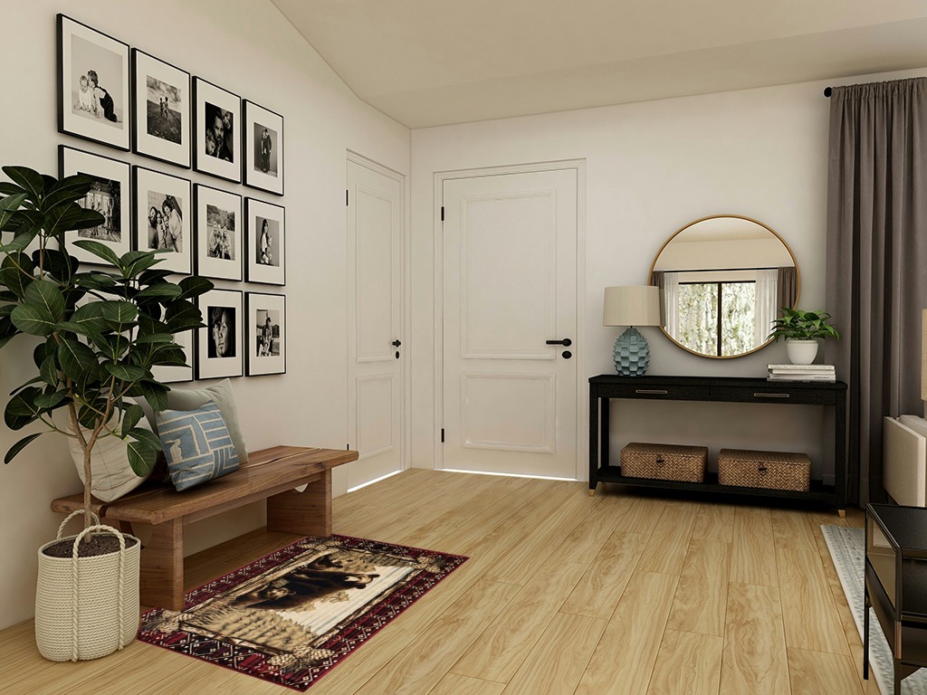 Rug Empire Rustic Lodge Grizzly Bear Cubs Area Rug, 39" L x 26" H in Transitional Minimalistic Entryway