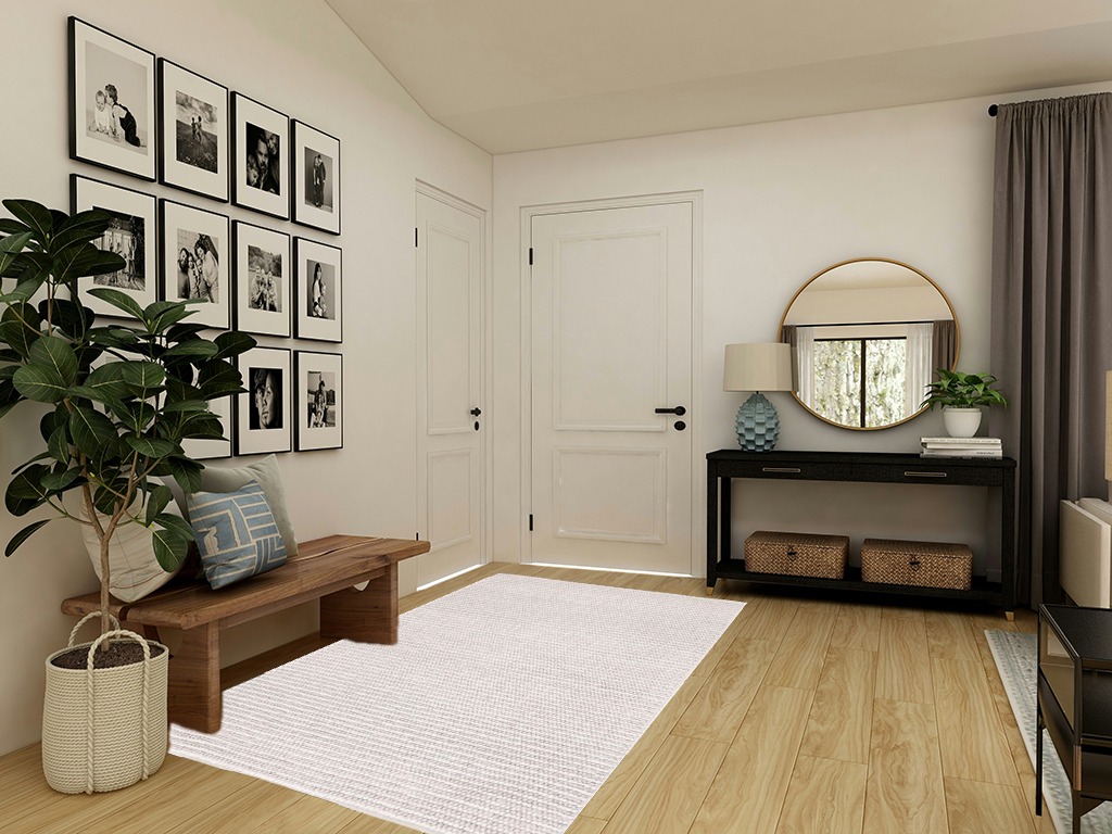 Safavieh Natura Collection Area Rug - 5' x 8', Ivory & Beige, Handmade Farmhouse Boho Wool, Ideal for High Traffic Areas in Living Room, Bedroom (NAT220B) in Transitional Minimalistic Entryway