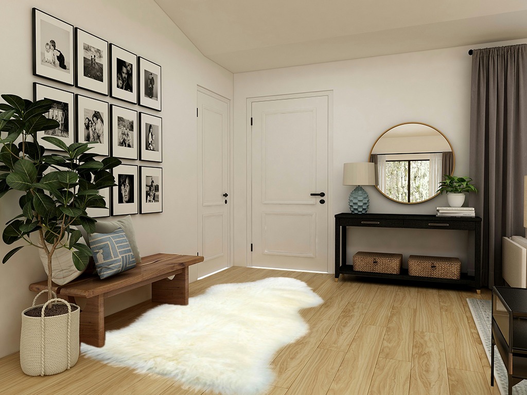 Genuine Sheepskin Rug Fur Natural Ivory White Sheep Skin 2 X 3 Approx, Australian Sheepskin Fur Rug in Transitional Minimalistic Entryway