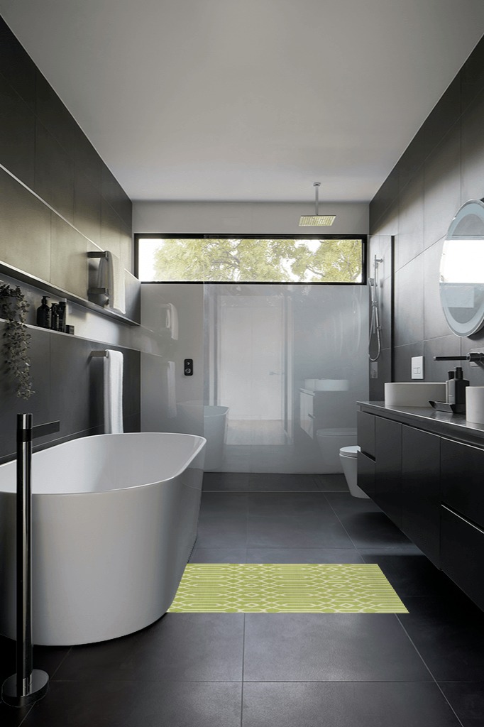 Momeni Rugs in Black Modern Bathroom