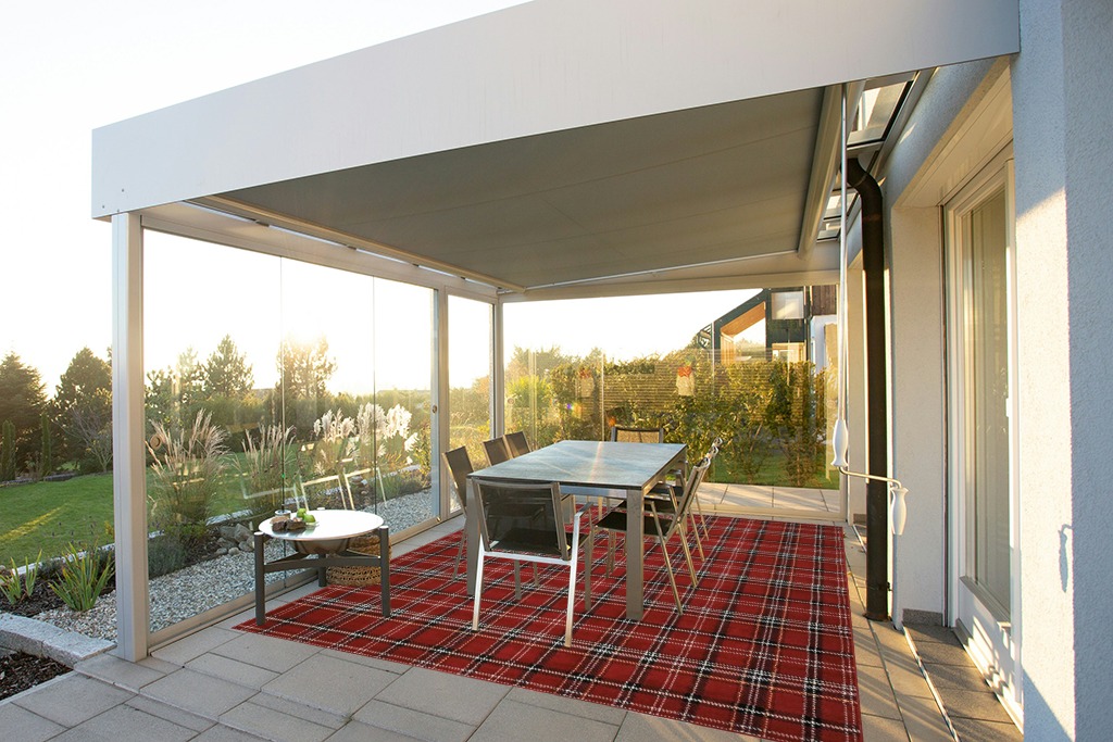 Nourison Grafix Red 7'10" x 9'10" Area -Rug, Modern, Plaid, Bed Room, Living Room, Dining Room, Kitchen, Easy -Cleaning, Non Shedding, (8' x 10') in Silver and Grey Outdoor Patio