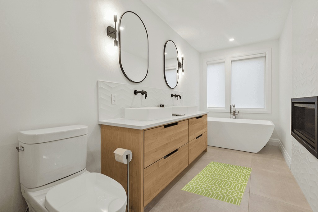 Momeni Rugs in Scandinavian Neutral bathroom