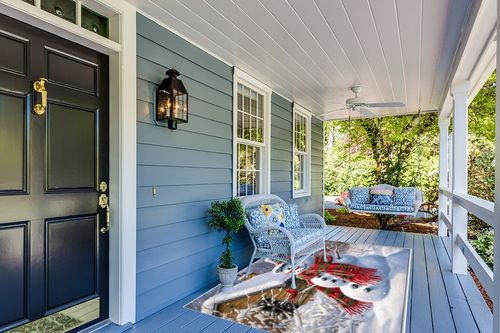 Christmas Area Rug 5 x 8, Washable Bedroom Rug Non-Slip Kitchen Rugs Non Shedding Floor Cover Mat Runner Rug for Living Room Dining Room Outdoor Carpet Cute Snowman Winter Farmhouse Bird in Light Blue Patio