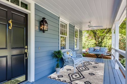 RUG BRANCH Soft Plush Retro Contemporary Moroccan Shag Grey Blue Indoor Area Rug for Living Room, Bedroom, Dining Room, and Kitchen - 5' x 7' (5'3" X 7'7") in Light Blue Patio