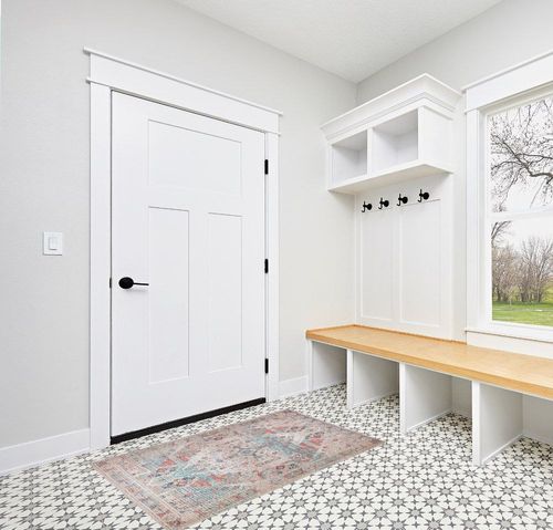 Monolia Machine Washable Area Rugs Perfect for Living Room Rugs,Bathroom Runner, Kitchen Rug, Bedroom Rugs, Entryway Rug, Home Decor, Floor Decoration (3' x 5') in White Modern Entryway