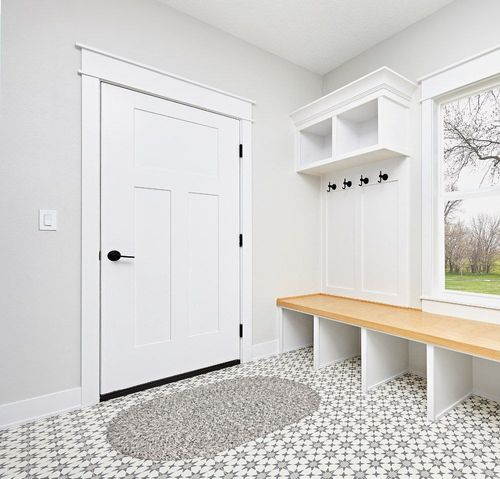 Super Area Rugs Farmhouse Braided Rug Cotton Kitchen Reversible Carpet, Black & White, 3' X 5' Oval in White Modern Entryway