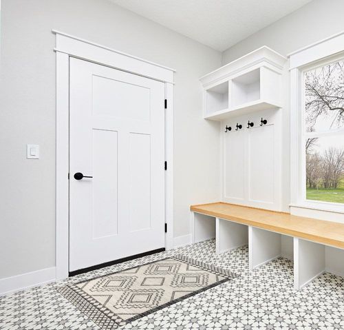 JONATHAN Y MOH200A-3 Amir Moroccan Beni Souk Indoor Area-Rug Bohemian Farmhouse Rustic Geometric Easy-Cleaning Bedroom Kitchen Living Room Non Shedding, 3 X 5, Cream,Black in White Modern Entryway