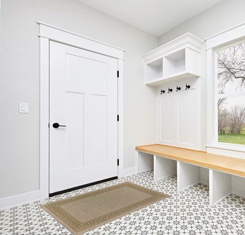 Wonnitar Modern Bordered Easy Jute 3x5 Rug,Washable Rugs for Entryway Farmhouse Kitchen Throw Rug,Non-Slip Contemporary Natural Door Mat,Non-Shedding Thin Floor Carpet for Entry Living Room Patio,Tan in White Modern Entryway
