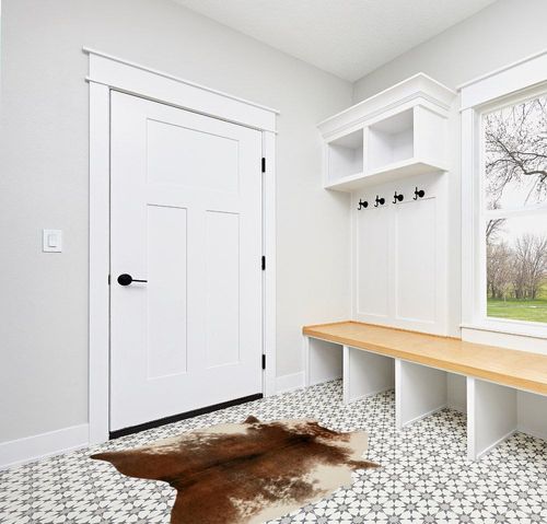 Loloi II Grand Canyon Area Rug, 3'-10" x 5', Coffee/Ivory in White Modern Entryway
