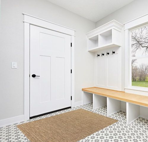 Modern Heather Multi-Tonal Solid Earth 31EA Gracie Oaks Rug Size: Rectangle 3’6 ... in White Modern Entryway