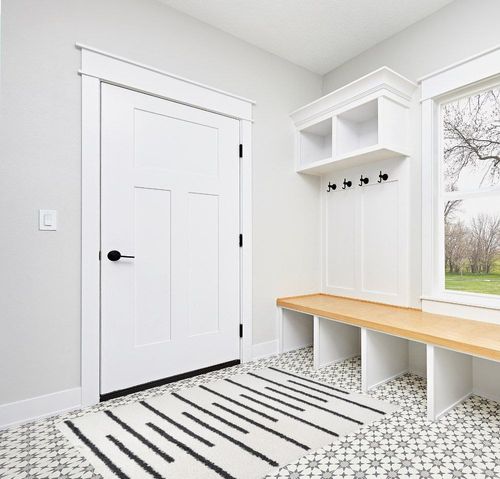 JONATHAN Y MOH402A-4 Alaro Berber Stripe Shag Indoor Area-Rug Bohemian Geometric Contemporary Glam Easy-Cleaning Bedroom Kitchen Living Room Non Shedding, 4 X 6, White/Black in White Modern Entryway