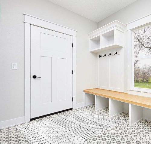 nuLOOM Moroccan Blythe Area Rug, 4x6, White And Black in White Modern Entryway