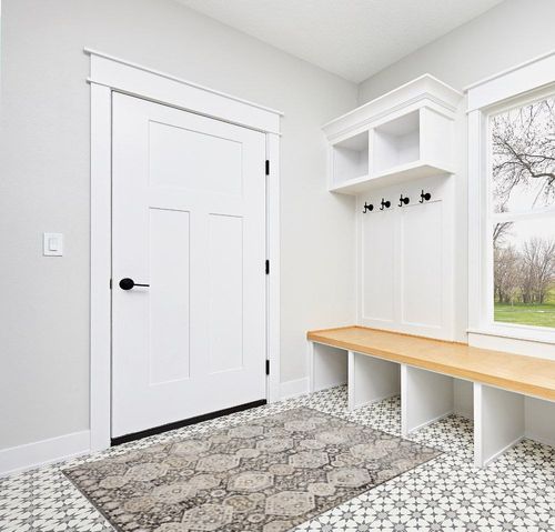 Mark&Day Area Rugs, 4x6 Geelbroek Traditional Black Area Rug, Charcoal Grey Brown Carpet for Living Room, Bedroom or Kitchen (4'3" x 5'7") in White Modern Entryway