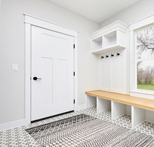 Black Moroccan Stain Resistant, Pet friendly Living Room Area Rug in White Modern Entryway