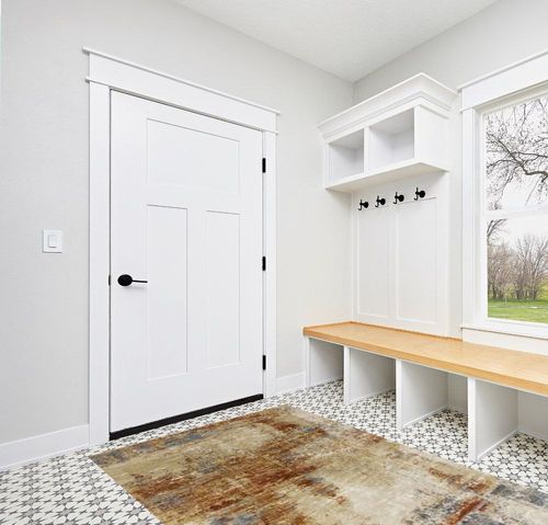 Haltwhistle Abstract Terracotta Area Rug 17 Stories Rug Size: Rectangle 5'3" x 7'8" in White Modern Entryway