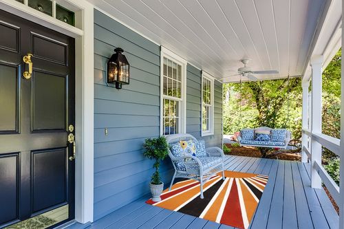 Lahome Boho Machine Washable Bedroom Rugs-4x6 Rug for Living Room Non-Slip Throw Large Area Rug Rainbow Sun Print Nursery Kids Rug Colorful Distressed Carpet for Entryway Kitchen Dining Room Office in Light Blue Patio