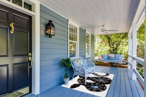 nuLOOM Thomas Paul Serpent Area Rug, 4x6, Black and White in Light Blue Patio