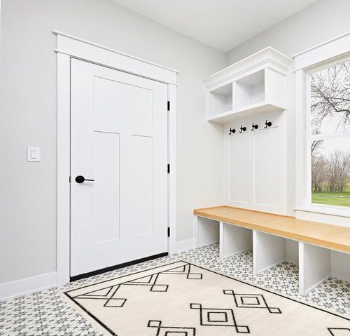 nuLOOM Saniyah Geometric Diamond Area Rug, 5x8, Beige in White Modern Entryway