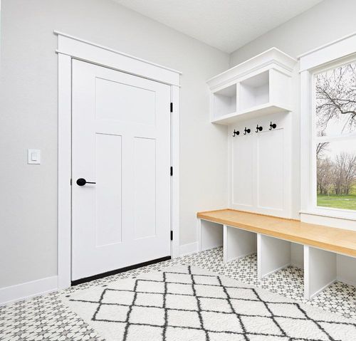 JONATHAN Y MOH410A-5 Cami Moroccan Style Diamond Shag Indoor Area-Rug Bohemian Contemporary Geometric Easy-Cleaning Bedroom Kitchen Living Room Non Shedding, 5 X 8, White/Black in White Modern Entryway