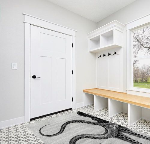 nuLOOM Adrienne Octopus Area Rug, 5x8, Grey in White Modern Entryway