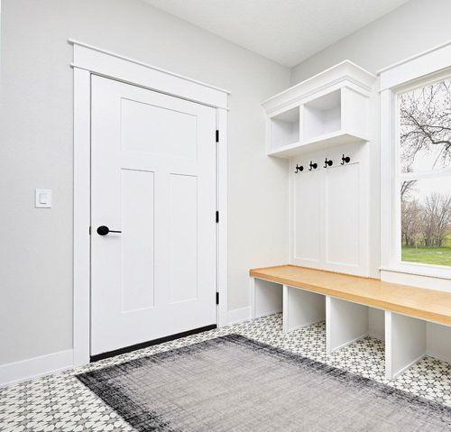 SAFAVIEH Skyler Collection Area Rug - 5'1" x 7'6", Ivory Grey & Black, Modern Design, Ideal for High Traffic Areas in Living Room, Bedroom, Dining (SKY113A-5) in White Modern Entryway