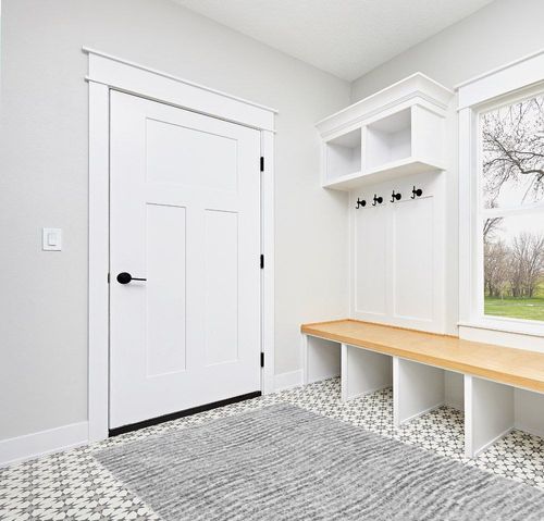 nuLOOM Sherill Abstract Transitional Area Rug, 5' x 8', Grey in White Modern Entryway