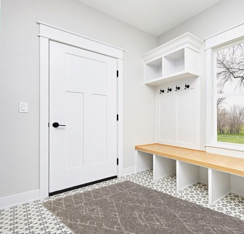 Mark&Day Area Rugs, 5x8 Logan Bohemian/Global Taupe/White Area Rug, Beige/Brown Carpet for Living Room, Bedroom or Kitchen (5'3" x 7'7") in White Modern Entryway
