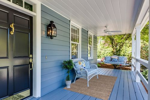 Loloi II Birch Collection BIR-02 Natural/Bark 3'-6" x 5'-6", .25" Pile Height, Indoor/Outdoor Area Rug in Light Blue Patio