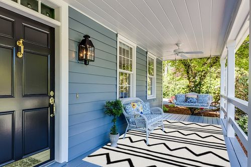 Kids Rug Mack & Milo Rug Size: Rectangle 6' x 9' in Light Blue Patio