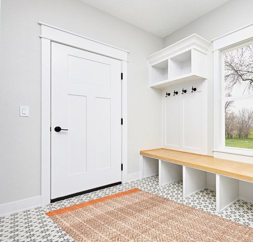 SAFAVIEH Cape Cod Collection Area Rug - 5' x 8', Orange & Natural, Handmade Stripe Jute & Cotton Braided Tassel, Ideal for High Traffic Areas in Living Room, Bedroom (CAP846P) in White Modern Entryway