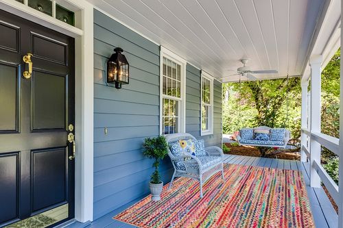 nuLOOM Aleen Bohemian Cotton/Jute Area Rug, 6x9, Multi in Light Blue Patio