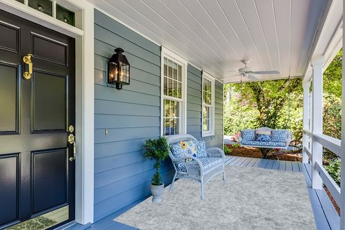 MAYSHINE Basics - 6'x9' - 100% Felt - Premium Comfort Rug Pad - Also Available with Non Slip Option - Safe for Hardwood Floors and All Surfaces in Light Blue Patio