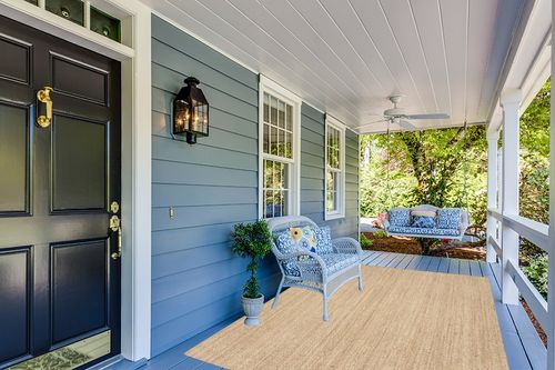 NuLOOM Elijah Farmhouse Seagrass Area Rug, 6' x 9', Beige in Light Blue Patio