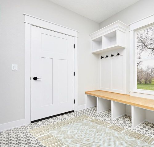 Seavish Washable Area Rugs 5x7 Khaki Contemporary Living Room Rugs Low-Pile Ultra-Thin Distressed Nursery Rug Stain Resistant Large Flodable Carpet for Dining Room Home Office Bedroom Kitchen in White Modern Entryway