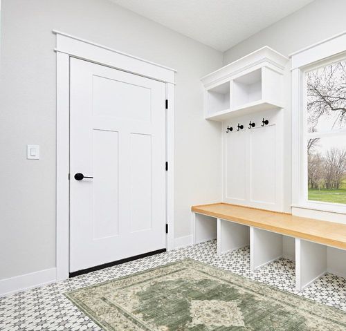 Valenrug Washable Rug 5x7 - Ultra Thin Green Collection Area Rug, Stain Resistant Non-Skid Rugs for Living Room, Antique Bedroom Rugs(5'x7', TPR40-Green) in White Modern Entryway