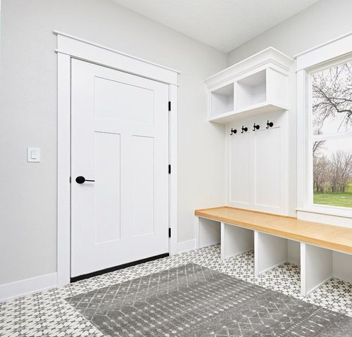 nuLOOM Moroccan Blythe Area Rug, 5x7, Dark Grey in White Modern Entryway
