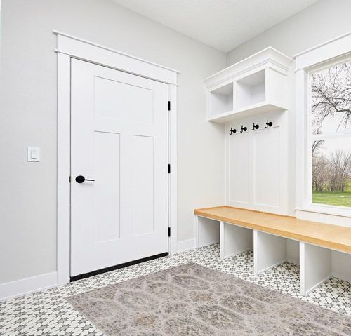 Bloom Rugs Troya Ivory/Pebble 5x7 Rug - Traditional Persian Area Rug for Living Room, Bedroom, Dining Room, and Kitchen - Exact Size: 5' x 7'5" in White Modern Entryway