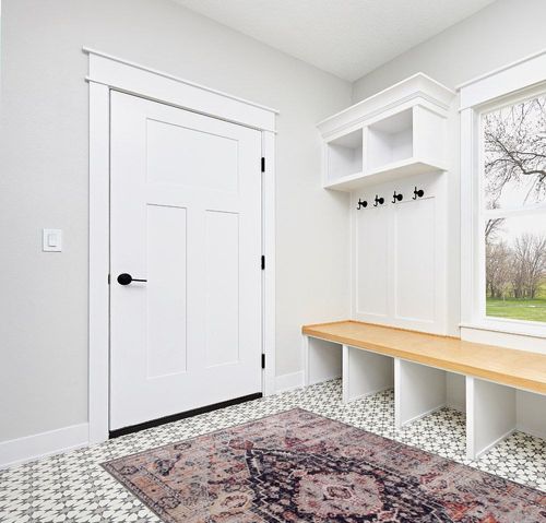 GLN Rugs Machine Washable Area Rug, Rugs for Living Room, Rugs for Bedroom, Bathroom Rug, Kitchen Rug, Printed Vintage Rug, Home Decor Traditional Carpet (Black/Cream/Multicolor, 5'3" x 7'5") in White Modern Entryway