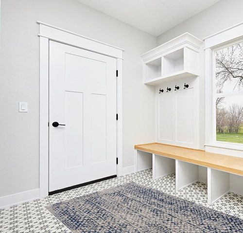 Bloom Rugs Troya Gray/Blue 5x7 Rug - Modern Abstract Area Rug for Living Room, Bedroom, Dining Room, and Kitchen - Exact Size: 5' x 7'5" in White Modern Entryway